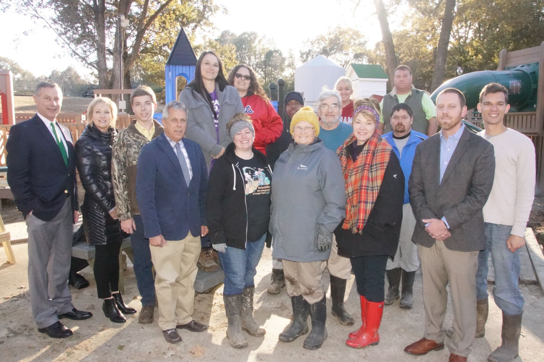Donations made to park renovation
